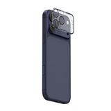 iPhone 17 Pro Max ile Uyumlu Skinarma Magma Serisi Mat Kamera Lens Koruyucu (Mavi)