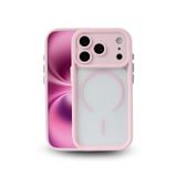İphone 17 Pro Max İn Pink Kılıf – Kamera Korumalı – Magsafe Uyumlu – Pembe Renk – Mat Silikon Telefon Kılıfı