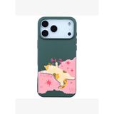 iPhone 17 Pro Max Kaktüs Cat Sleeping Kamera Korumalı Premium Renkli Silikon Kılıf