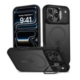 İphone 17 Pro Max Kılıf Armor Seri Magsafe Uyumlu Stand Özellikli Kamera Lensli Kapak