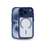İphone 17 Pro Max Kılıf – Kamera Korumalı – Magsafe Uyumlu – Lacivert Renk – Mat Silikon Telefon Kılıfı