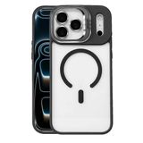 iPhone 17 Pro Max Kılıf Remim Magsafe Lensli Kamera Standlı Kapak Siyah