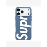 iPhone 17 Pro Max Mavi Lansman Sup Tasarımlı Renkli Silikon Kılıfı