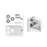 iPhone 17 Pro Max Uyumlu Anti-Reflective 2in1 Kamera Lens Koruyucu – Parmak İzi Bırakmaz, Tam Kaplama Lens Koruma, 9H Dayanıklı Şeffaf Kamera Koruyucu (Gümüş, iPhone 17 Pro Max)