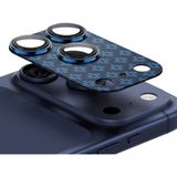 İphone 17 Pro Max Uyumlu Benks Armorwarrior Armorgrid Serisi Kevlar Kamera Lens Koruyucu Mavi
