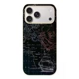 İphone 17 Pro Max Uyumlu Denizci Dünya Haritası Baskılı Silikon Kılıf