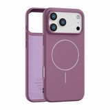 İphone 17 Pro Max Uyumlu İçi Kadife Magsafe Wireless Şarz Özellikli Gül Kurusu Renkli Telefon Kılıfı