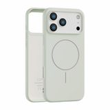 İphone 17 Pro Max Uyumlu İçi Kadife Magsafe Wireless Şarz Özellikli Taş Renkli Telefon Kılıfı