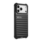 iPhone 17 Pro Max Uyumlu Kılıf Mat Renkli Tasarım Youngkit True Color Serisi Kapak Siyah