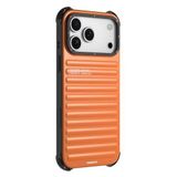 iPhone 17 Pro Max Uyumlu Kılıf Mat Renkli Tasarım Youngkit True Color Serisi Kapak Turuncu