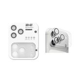 iPhone 17 Pro Uyumlu Anti-Reflective 2in1 Kamera Lens Koruyucu – Parmak İzi Bırakmaz, Tam Kaplama Lens Koruma, 9H Dayanıklı Şeffaf Kamera Koruyucu (Gümüş, iPhone 17 Pro)