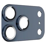 İphone 17 Pro Uyumlu Benks Air Shild Anti Reflective Metal Kamera Lens Koruyucu Mavi