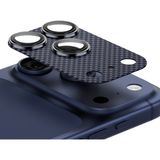 İphone 17 Pro Uyumlu Benks Armorwarrior Aurora Serisi Kevlar Kamera Lens Koruyucu Mavi