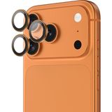 İphone 17 Pro Uyumlu Benks Dr Safir Kamera Lens Koruyucu Turuncu