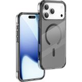 iPhone 17 Pro Uyumlu Kılıf M-Safe Özellikli Wiwu MCC-702 Titanyum Pro Serisi Sert Pc Kapak Siyah