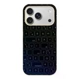 İphone 17 Pro Uyumlu Klavye Tuşları Baskılı Silikon Kılıf
