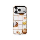 İphone 17 Pro Vorian Çift Katmanlı Kılıf Coconut Cabana