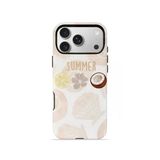 İphone 17 Pro Vorian Çift Katmanlı Kılıf Coconut Summer Notes