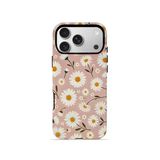 İphone 17 Pro Vorian Çift Katmanlı Kılıf Daisy Mocha Garden