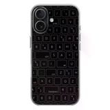 iphone 17 Uyumlu Klavye Tuşları Baskılı Silikon Kılıf