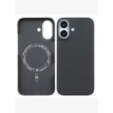iPhone 17 Uyumlu Premium Karbon Fiber Kılıf Darbe Emici Lüks Kamera Korumalı MagSafe Destekli