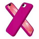 iPhone 17e Uyumlu Silikon Kılıf - Pastel Renk Tonu Kamera Korumalı Esnek Kapak - Fuşya