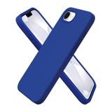 iPhone 17e Uyumlu Silikon Kılıf - Pastel Renk Tonu Kamera Korumalı Esnek Kapak-Saks Mavi