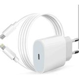 Iphone 20W Şarj Set 11/12/13/14 Pro ve Pro Max Uyumlu Hızlı Şarj Aleti - 20W GaN White