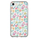 iPhone 6 - 6S Uyumlu Dekoratif Çiçekler Baskılı Silikon Kılıf