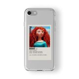 iPhone 6 Plus ve 6s Plus ile Uyumlu Brave Poster Tasarım Baskılı Şeffaf Kılıf