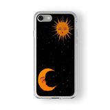 iPhone 6 Plus ve 6s Plus ile Uyumlu Celestial Harmony Tasarım Baskılı Şeffaf Kılıf