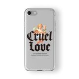 Iphone 6 Plus Ve 6s Plus ile Uyumlu Cruel Love Tasarım Baskılı Şeffaf Kılıf