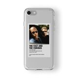 Iphone 6 Plus Ve 6s Plus ile Uyumlu Fast And The Furious Poster Tasarım Baskılı Şeffaf Kılıf