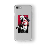 Iphone 6 Plus Ve 6s Plus ile Uyumlu God Of War Kratos Tasarım Baskılı Şeffaf Kılıf