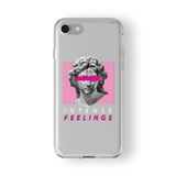 Iphone 6 Plus Ve 6s Plus ile Uyumlu Intense Feelings Tasarım Baskılı Şeffaf Kılıf