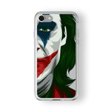 iPhone 6 Plus ve 6s Plus ile Uyumlu Joker Tasarım Baskılı Şeffaf Kılıf