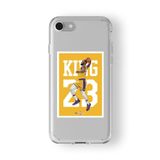 Iphone 6 Plus Ve 6s Plus ile Uyumlu Lebron James temalı Tasarım Baskılı Şeffaf Kılıf 2