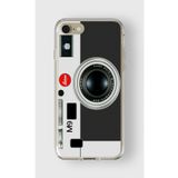 Iphone 6 Plus Ve 6s Plus ile Uyumlu Leica Kamera Tasarım Baskılı Şeffaf Kılıf