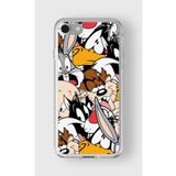 Iphone 6 Plus Ve 6s Plus ile Uyumlu Looney Tunes Tasarım Baskılı Şeffaf Kılıf