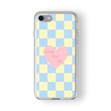 Iphone 6 Plus Ve 6s Plus ile Uyumlu Love You So Tasarım Baskılı Şeffaf Kılıf
