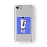 Iphone 6 Plus Ve 6s Plus ile Uyumlu Mbappe temalı Tasarım Baskılı Şeffaf Kılıf