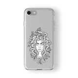 Iphone 6 Plus Ve 6s Plus ile Uyumlu Medusa Tasarım Baskılı Şeffaf Kılıf 1