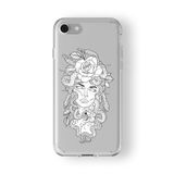 Iphone 6 Plus Ve 6s Plus ile Uyumlu Medusa Tasarım Baskılı Şeffaf Kılıf 3