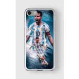 Iphone 6 Plus Ve 6s Plus ile Uyumlu Messi Temalı Tasarım Baskılı Şeffaf Kılıf 2