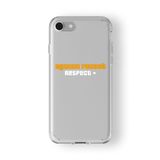 Iphone 6 Plus Ve 6s Plus ile Uyumlu Mission Passed Respect Tasarım Baskılı Şeffaf Kılıf