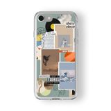 Iphone 6 Plus Ve 6s Plus ile Uyumlu Mood Tasarım Baskılı Şeffaf Kılıf