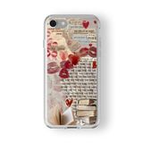 iPhone 6 Plus ve 6s Plus ile Uyumlu My Love Tasarım Baskılı Şeffaf Kılıf