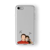 iPhone 6 Plus ve 6s Plus ile Uyumlu My Sipderman Tasarım Baskılı Şeffaf Kılıf