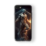 Iphone 6 Plus Ve 6s Plus ile Uyumlu Prometheus Statue Tasarım Baskılı Şeffaf Kılıf