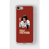 Iphone 6 Plus Ve 6s Plus ile Uyumlu Pulp Fiction Tasarım Baskılı Şeffaf Kılıf 2